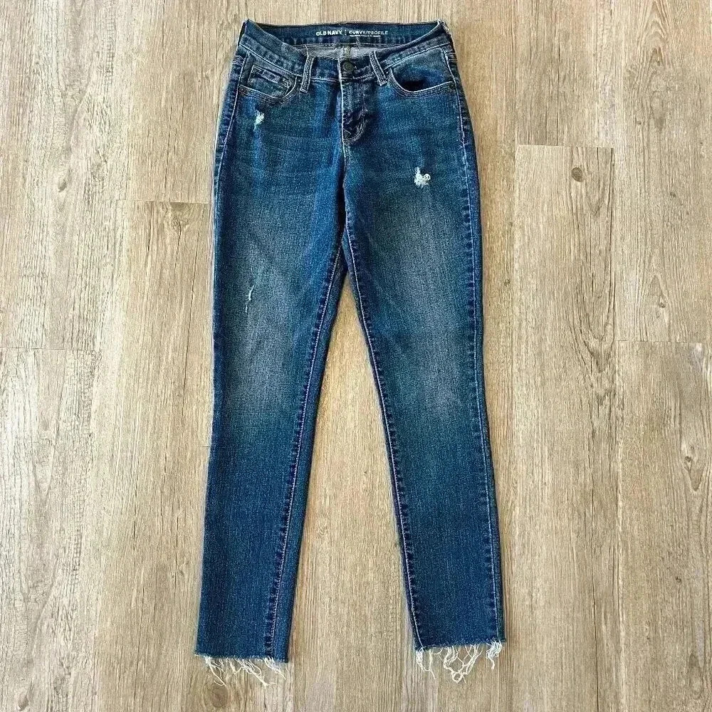 Womens Old Navy Curvy Mid-Rise Jeans - 0 Reg